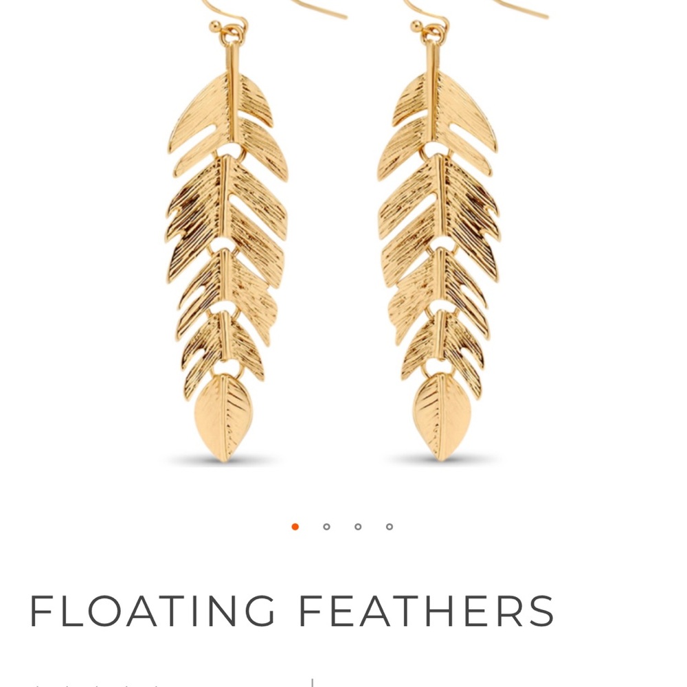NWT Feather Earrings